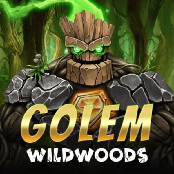 Golem Wildwoods logo by BF Games at Magius Casino