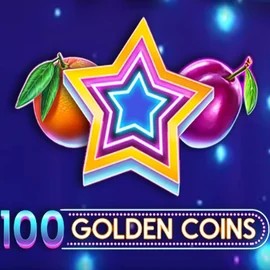 100 Golden Coins slot logo by Amusnet Interactive at Magius Casino