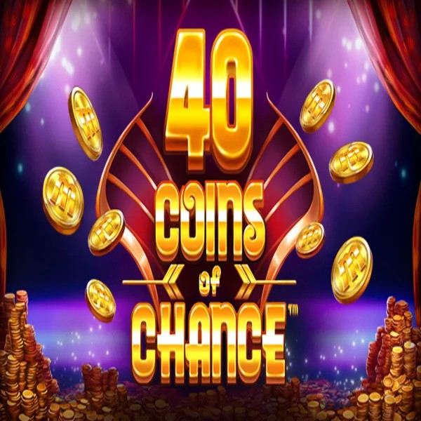 Official Slots logo: 40 Coins of Chance by SYNOT Games at Magius Casino