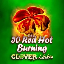 50 Red Hot Burning Clover Links by Novomatic, showcased at magiuscasino-gr.com – game logo