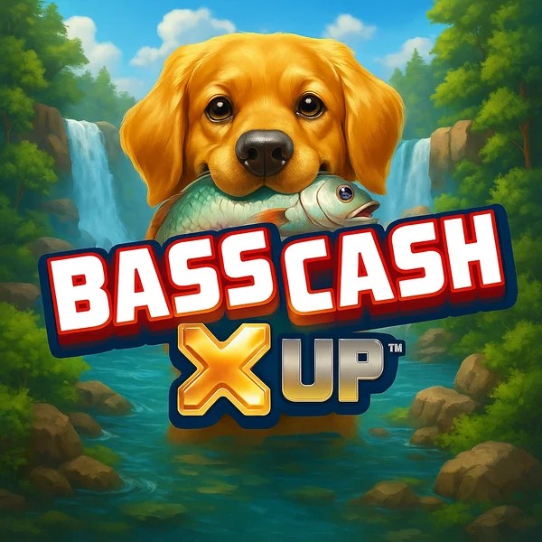 Official Slots logo: Bass Cash X UP by Alchemy Gaming at Magius Casino