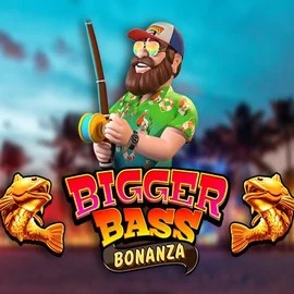 Bigger Bass Bonanza slot visual from Pragmatic Play available on magiuscasino-gr.com