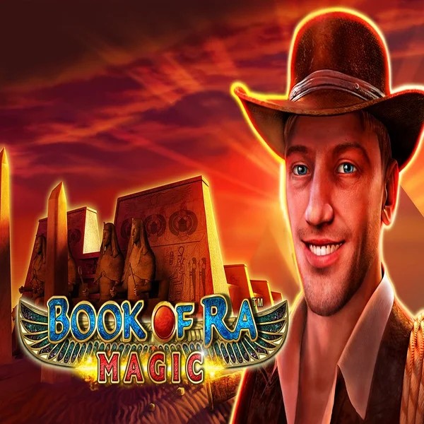 Book of Ra Magic logo – Slots by Greentube at Magius Casino