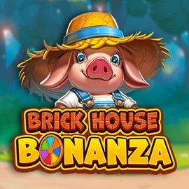 Brick House Bonanza online game logo by Pragmatic Play on magiuscasino-gr.com