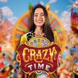Crazy Time logo – Live Casino by Evolution at Magius Casino