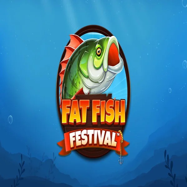 Fat Fish Festival slot logo by Wishbone Games at Magius Casino