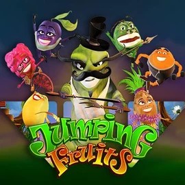 Jumping Fruits logo by Wazdan at Magius Casino