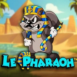 Le Pharaoh slot logo by Hacksaw Gaming at Magius Casino