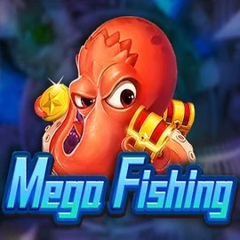 Mega Fishing slot logo by TaDa Gaming at Magius Casino