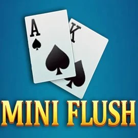 Mini Flush slot logo by TaDa Gaming at Magius Casino