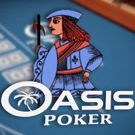Oasis Poker by Nucleus Gaming, showcased at magiuscasino-gr.com – game logo