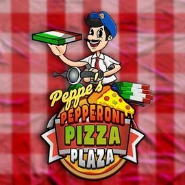 Peppe’s Pepperoni Pizza Plaza logo by Pragmatic Play at Magius Casino