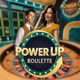 PowerUP Roulette logo – Live Casino by Pragmatic Play at Magius Casino