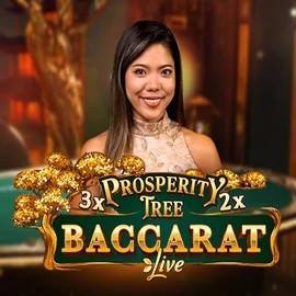 Official Live Casino logo: Prosperity Tree Baccarat by Evolution at Magius Casino