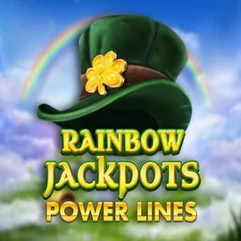 Jackpots logo of Rainbow Jackpots Power Lines from Red Tiger Gaming at Magius Casino
