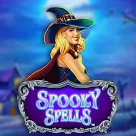 Spooky Spells online game logo by Novomatic on magiuscasino-gr.com