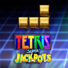 Tetris Super Jackpots by WMS, showcased at magiuscasino-gr.com – game logo