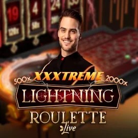 Official Live Casino logo: XXXtreme Lightning Roulette by Evolution at Magius Casino